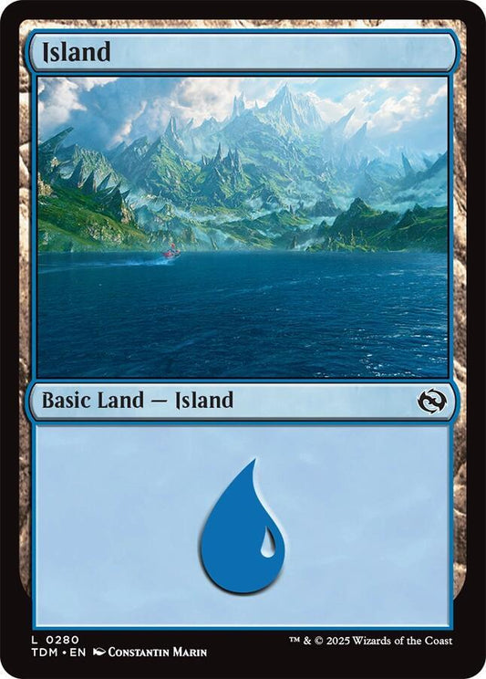 Island (0280) [Tarkir: Dragonstorm] 280