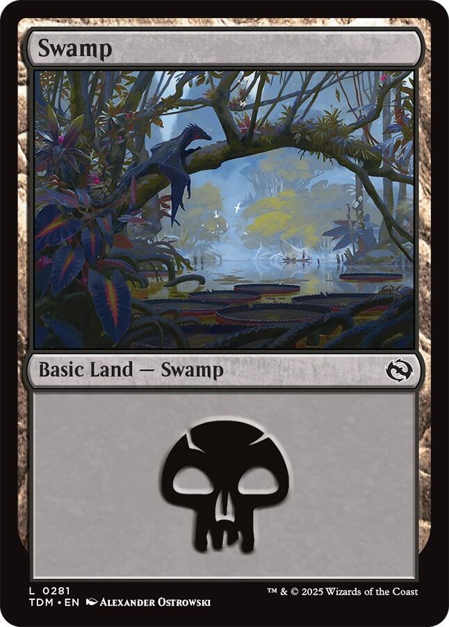 Swamp (0281) [Tarkir: Dragonstorm] 281