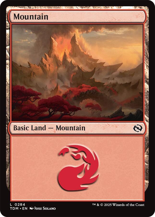 Mountain (0284) [Tarkir: Dragonstorm] 284