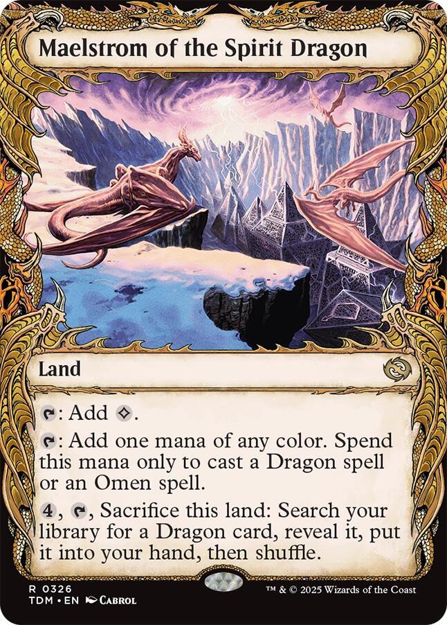 Maelstrom of the Spirit Dragon (Showcase) [Tarkir: Dragonstorm] 326