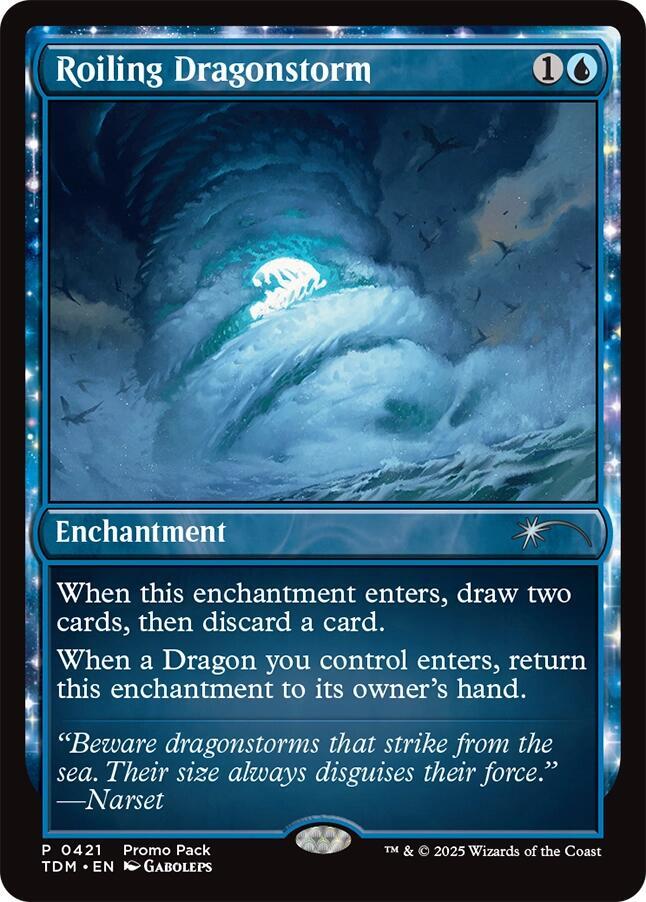 Roiling Dragonstorm [Promo Pack: Tarkir: Dragonstorm] 421