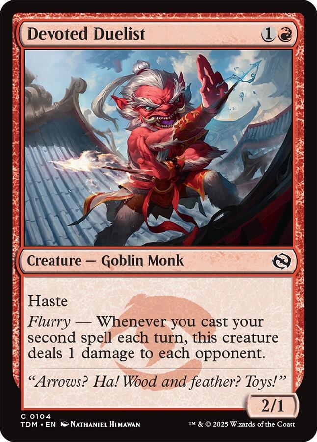 Devoted Duelist [Tarkir: Dragonstorm] 104