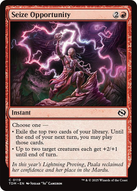 Seize Opportunity [Tarkir: Dragonstorm] 119