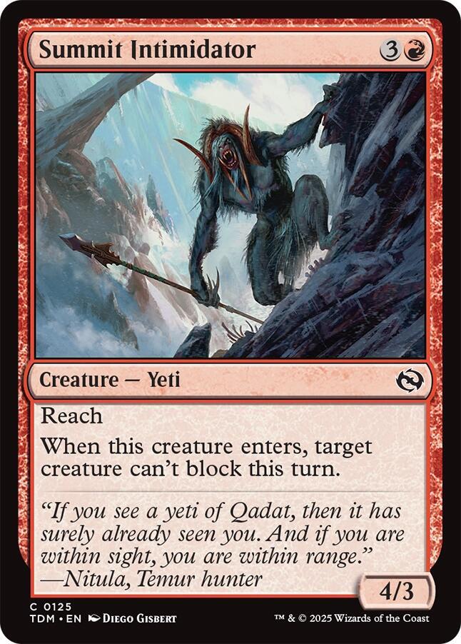 Summit Intimidator [Tarkir: Dragonstorm] 125