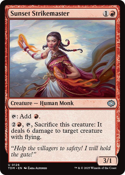 Sunset Strikemaster [Tarkir: Dragonstorm] 126