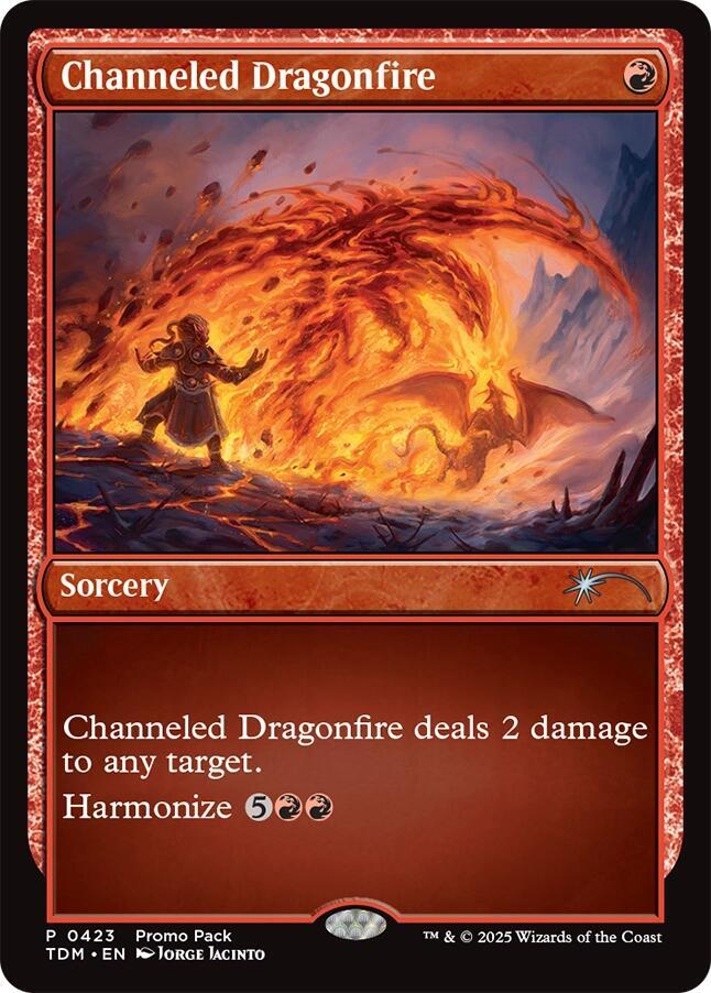 Channeled Dragonfire [Promo Pack: Tarkir: Dragonstorm] 423