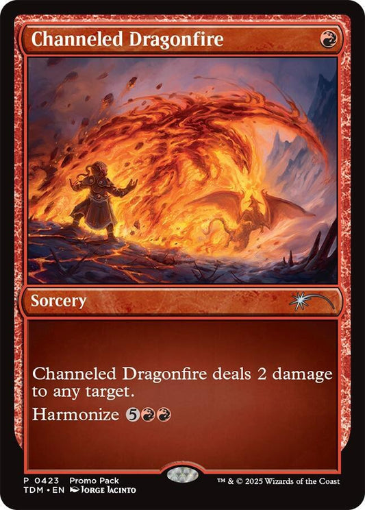 Channeled Dragonfire [Promo Pack: Tarkir: Dragonstorm] 423