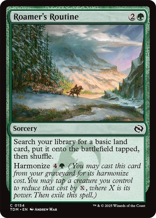 Roamer's Routine [Tarkir: Dragonstorm] 154