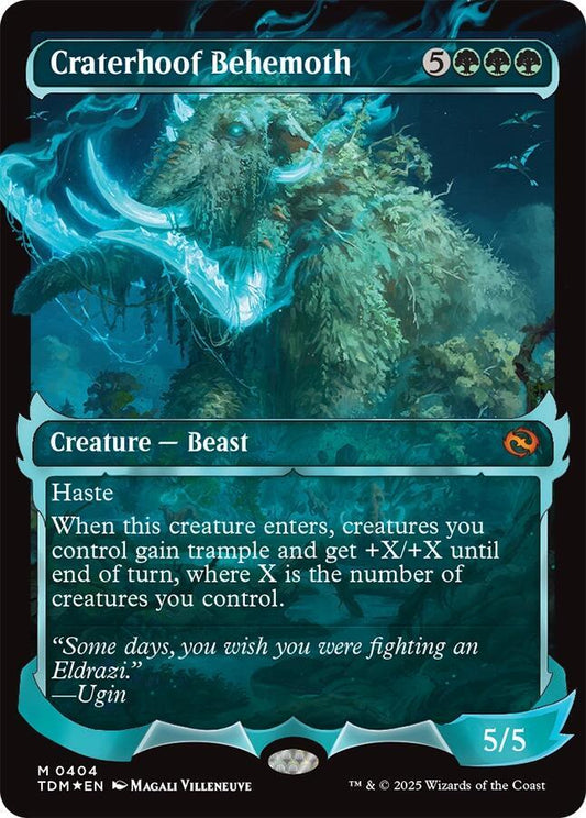 Craterhoof Behemoth (Showcase) [Tarkir: Dragonstorm] 404
