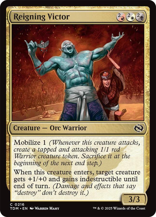 Reigning Victor [Tarkir: Dragonstorm] 216