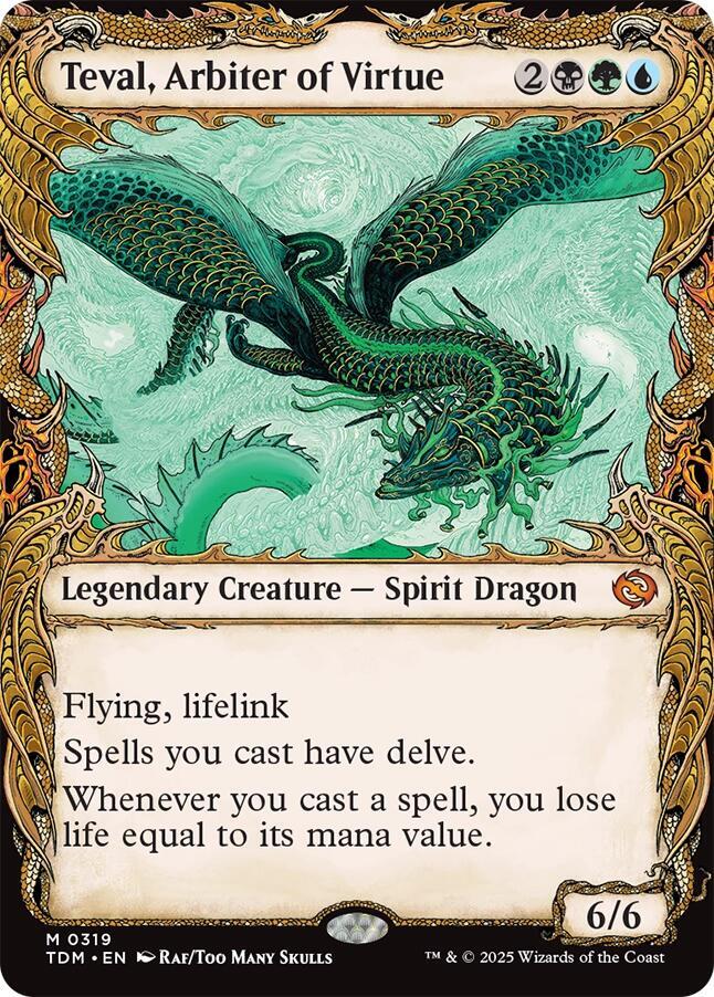 Teval, Arbiter of Virtue (Showcase) [Tarkir: Dragonstorm] 319