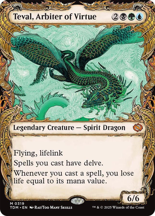 Teval, Arbiter of Virtue (Showcase) [Tarkir: Dragonstorm] 319