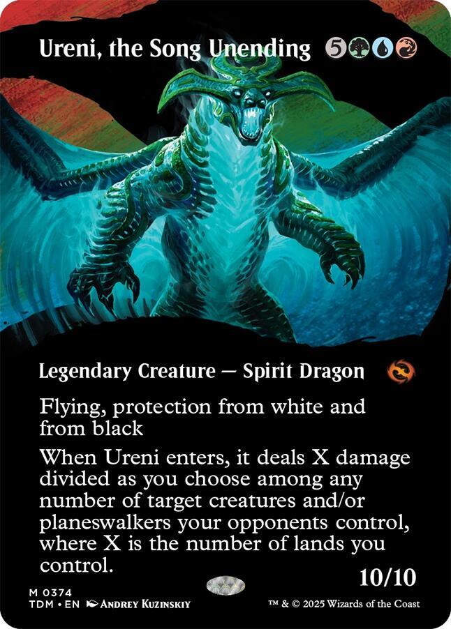Ureni, the Song Unending (Borderless) [Tarkir: Dragonstorm] 374