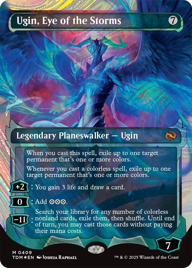 Ugin, Eye of the Storms (Showcase) (Halo Foil) [Tarkir: Dragonstorm] 409