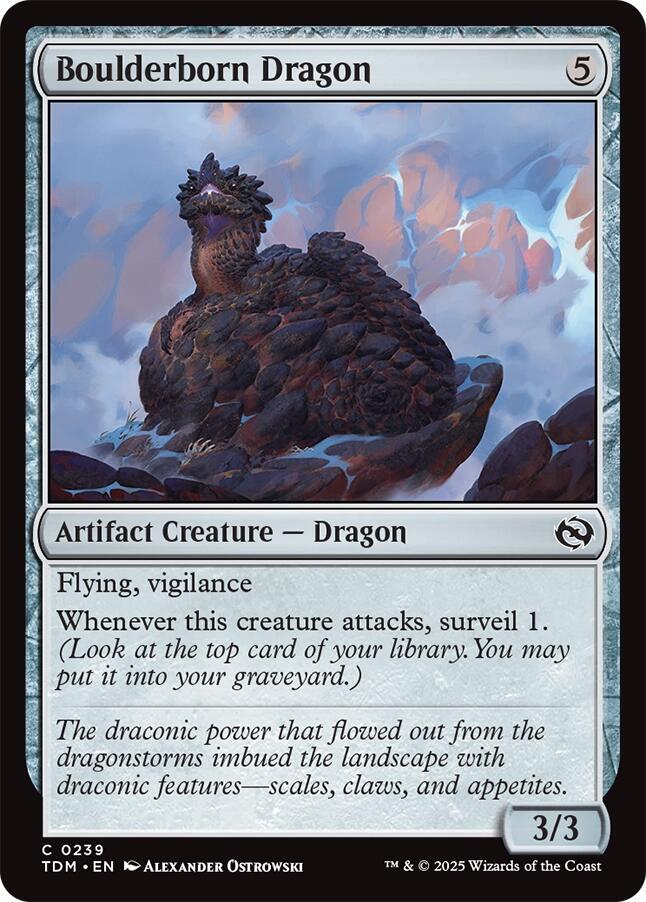 Boulderborn Dragon [Tarkir: Dragonstorm] 239