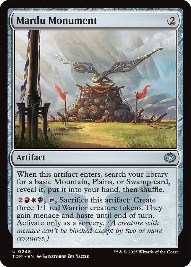 Mardu Monument [Tarkir: Dragonstorm] 245
