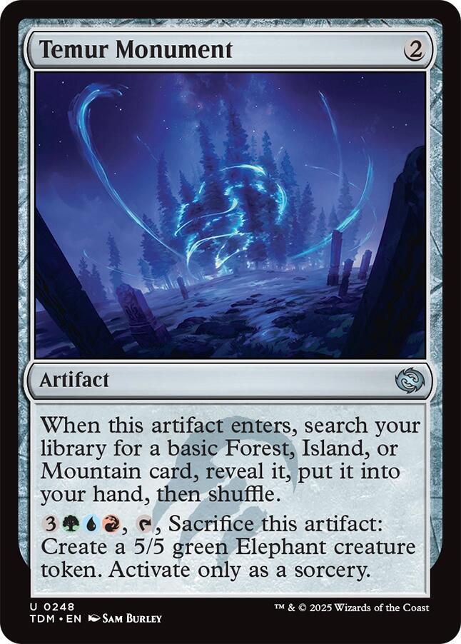 Temur Monument [Tarkir: Dragonstorm] 248