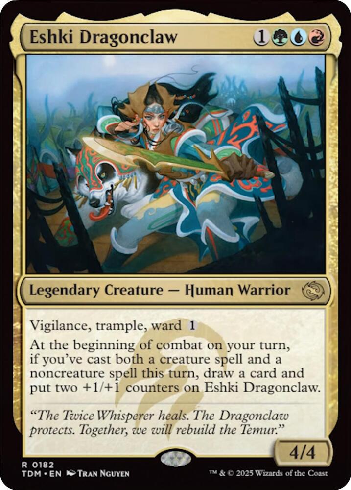 Eshki Dragonclaw [Tarkir: Dragonstorm] 182