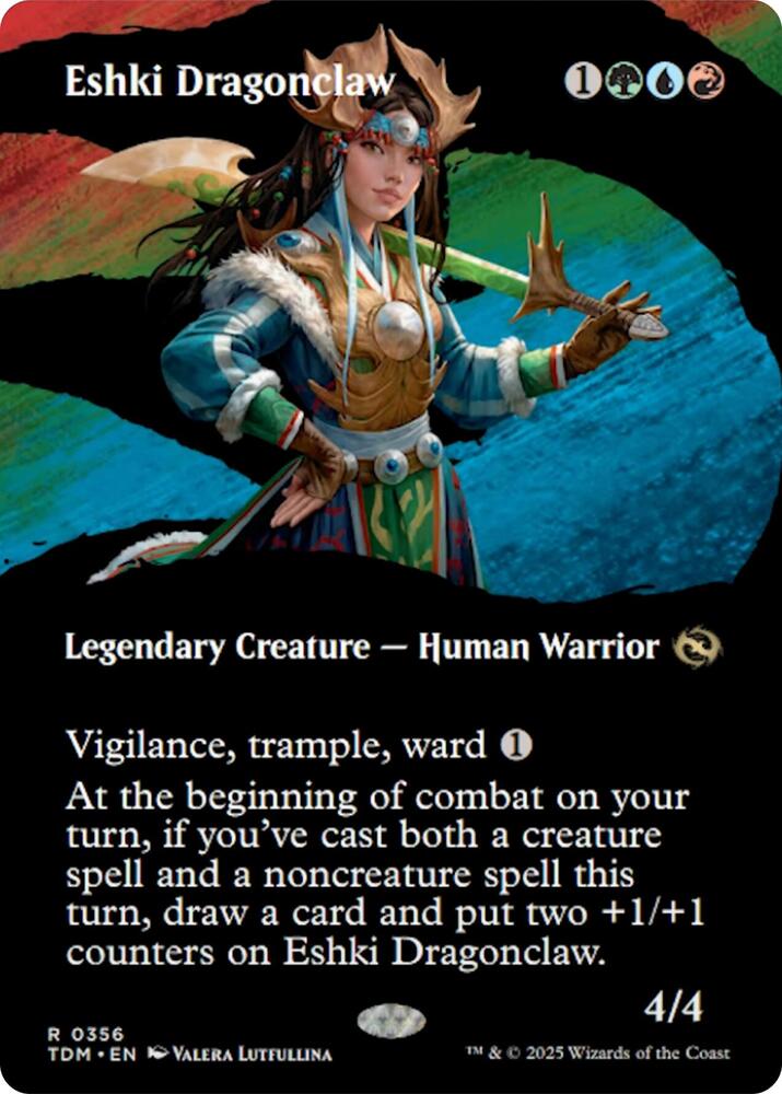 Eshki Dragonclaw (Borderless) [Tarkir: Dragonstorm] 356