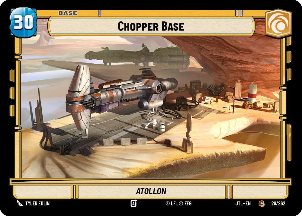 Chopper Base // TIE Fighter [Jump to Lightspeed] 029/262 // T01/T04