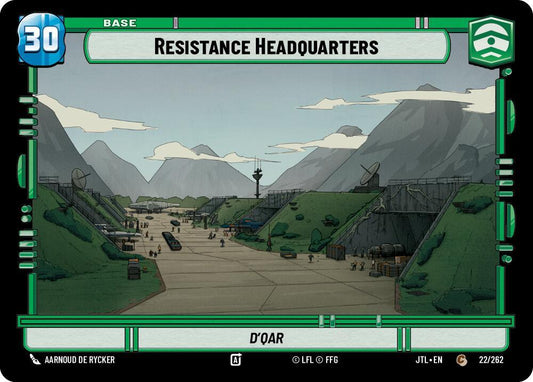 Resistance Headquarters // X-Wing [Jump to Lightspeed] 022/262 // T02/T04