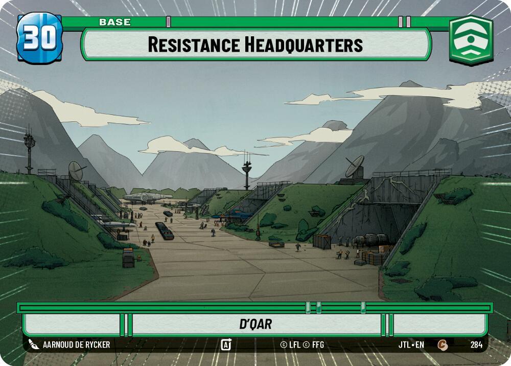 Resistance Headquarters // X-Wing (Hyperspace) [Jump to Lightspeed] 284 // T06