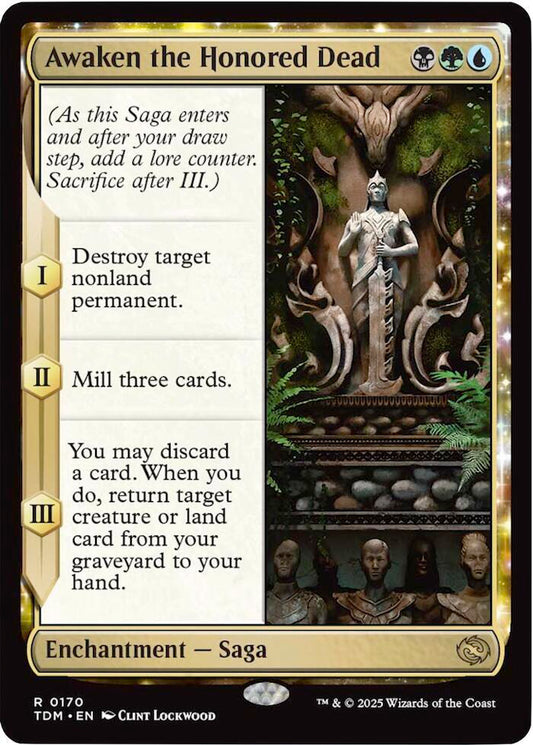 Awaken the Honored Dead [Tarkir: Dragonstorm] 170