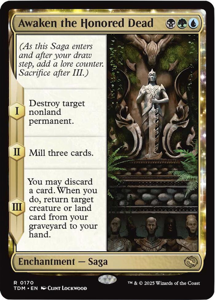 Awaken the Honored Dead [Tarkir: Dragonstorm] 170