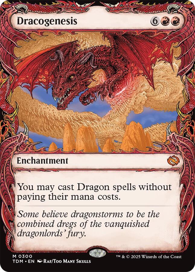 Dracogenesis (0300) (Showcase) [Tarkir: Dragonstorm] 300