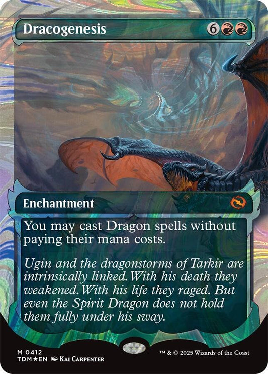 Dracogenesis (0412) (Showcase) (Halo Foil) [Tarkir: Dragonstorm] 412