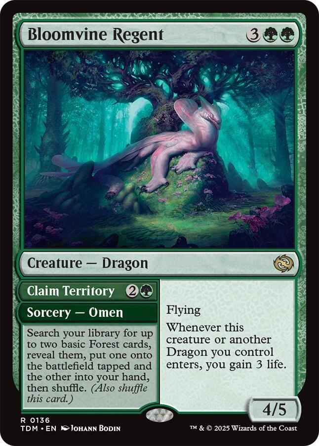 Bloomvine Regent [Tarkir: Dragonstorm] 136