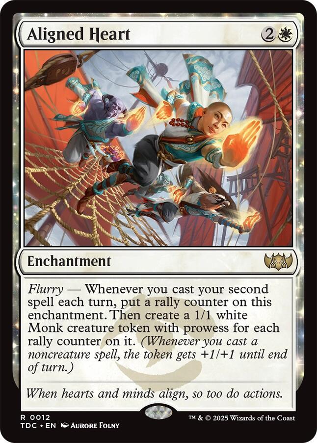 Aligned Heart [Commander: Tarkir: Dragonstorm] 12