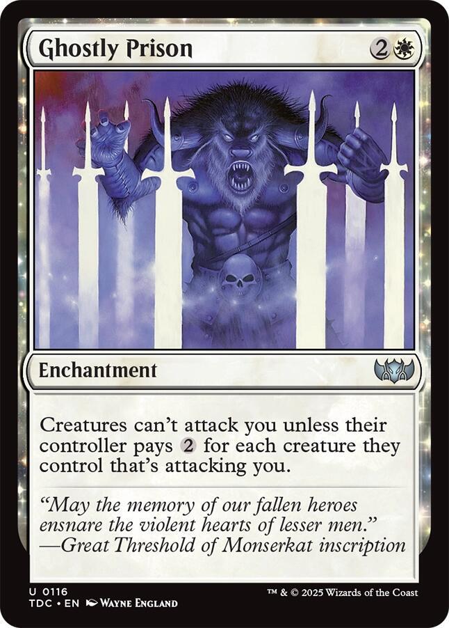 Ghostly Prison [Commander: Tarkir: Dragonstorm] 116