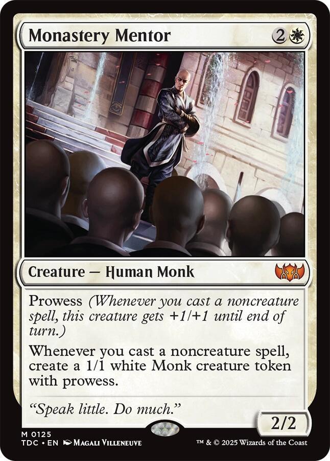 Monastery Mentor [Commander: Tarkir: Dragonstorm] 125