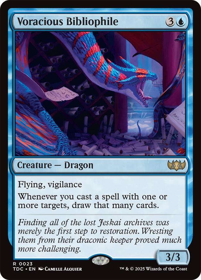 Voracious Bibliophile [Commander: Tarkir: Dragonstorm] 23