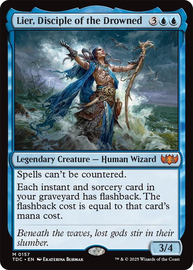 Lier, Disciple of the Drowned [Commander: Tarkir: Dragonstorm] 157
