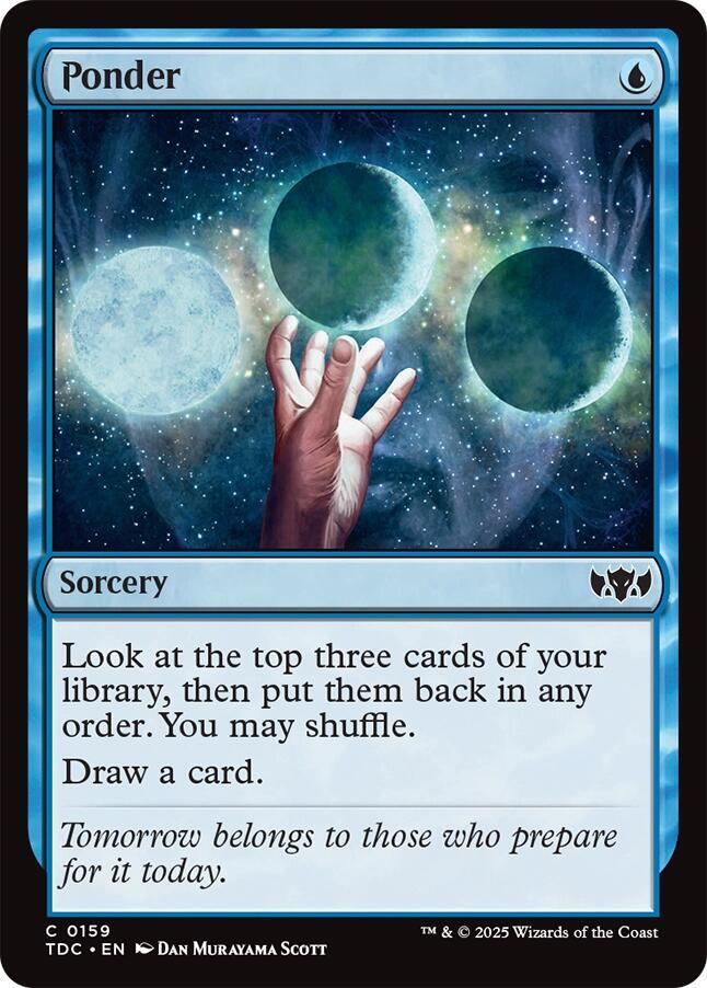 Ponder [Commander: Tarkir: Dragonstorm] 159