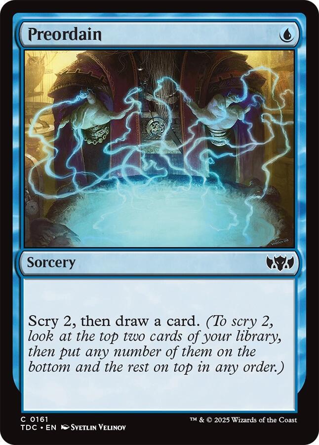 Preordain [Commander: Tarkir: Dragonstorm] 161