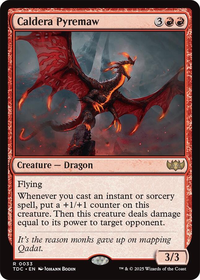 Caldera Pyremaw [Commander: Tarkir: Dragonstorm] 33