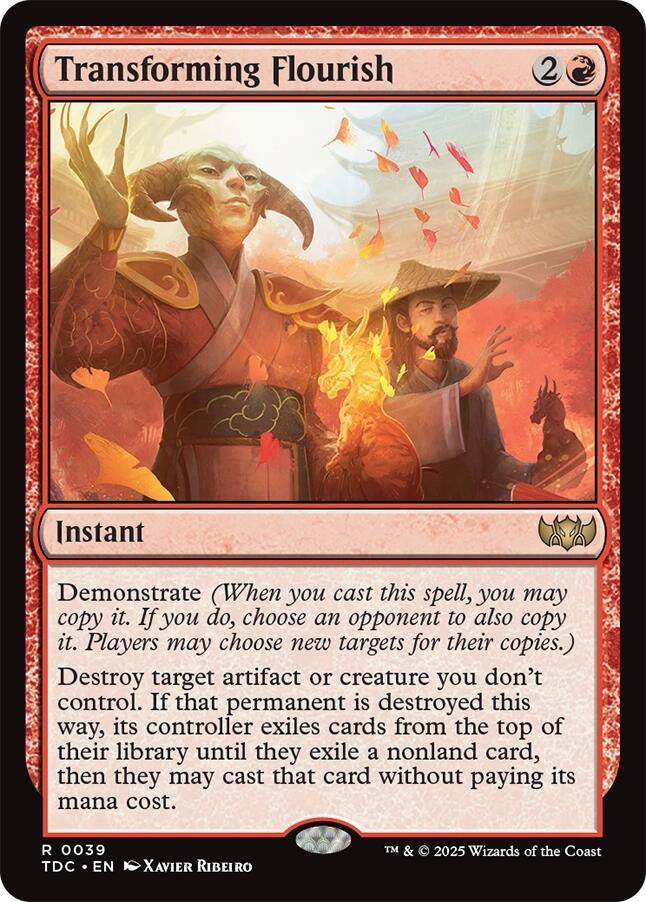 Transforming Flourish [Commander: Tarkir: Dragonstorm] 39