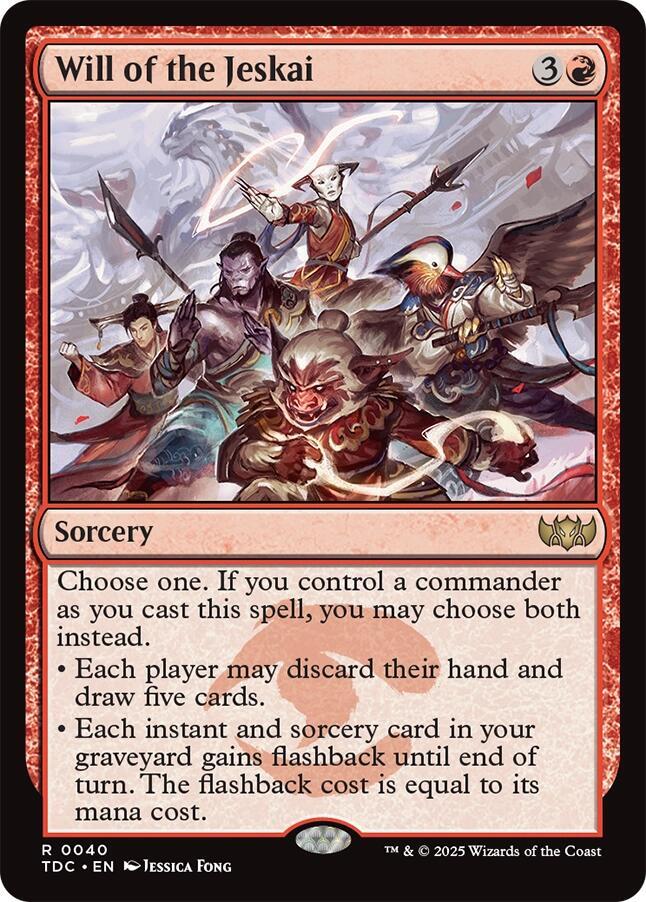 Will of the Jeskai [Commander: Tarkir: Dragonstorm] 40