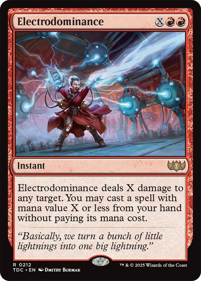 Electrodominance [Commander: Tarkir: Dragonstorm] 212