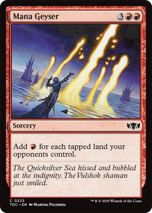 Mana Geyser [Commander: Tarkir: Dragonstorm] 223