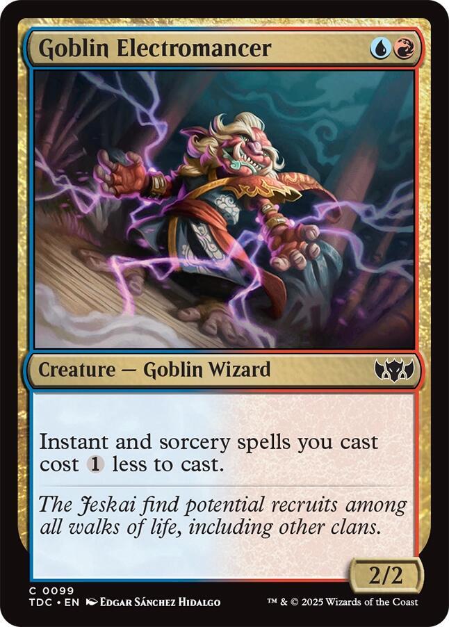 Goblin Electromancer [Commander: Tarkir: Dragonstorm] 99