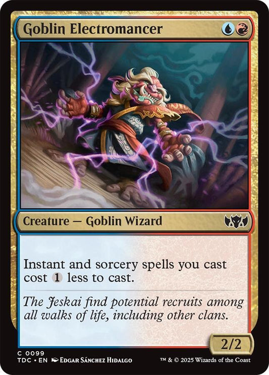 Goblin Electromancer [Commander: Tarkir: Dragonstorm] 99