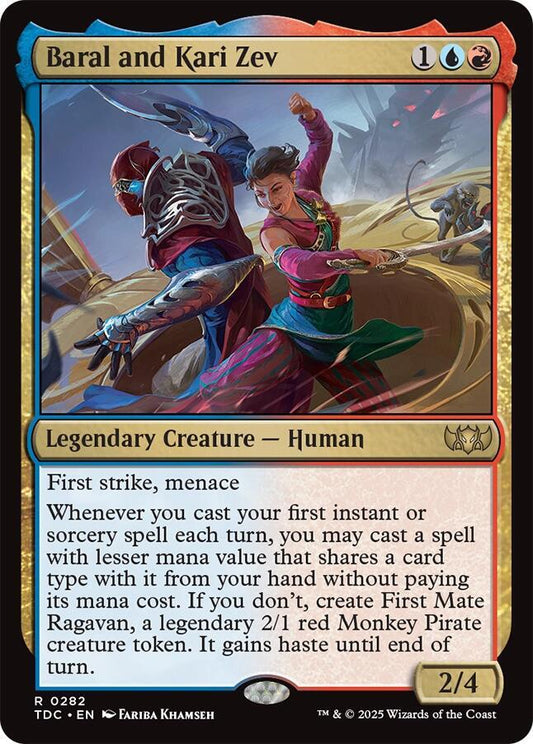 Baral and Kari Zev [Commander: Tarkir: Dragonstorm] 282