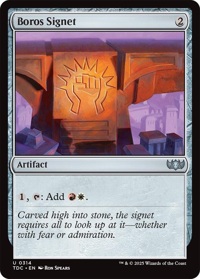 Boros Signet [Commander: Tarkir: Dragonstorm] 314