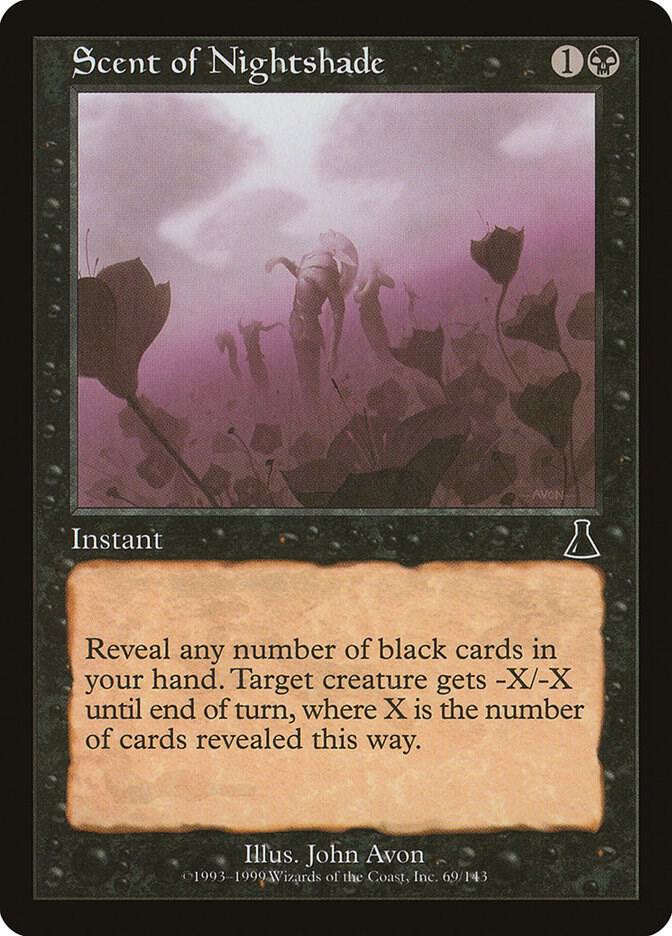 Scent of Nightshade [Urza's Destiny] 69