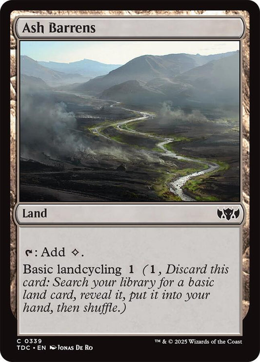 Ash Barrens [Commander: Tarkir: Dragonstorm] 339