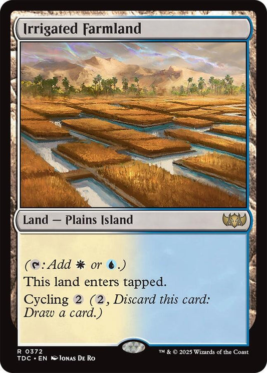 Irrigated Farmland [Commander: Tarkir: Dragonstorm] 372